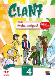 EDINUMEN, CLAN 7 CON ¡HOLA AMIGOS! NIVEL 4 (LIBRO +CD)