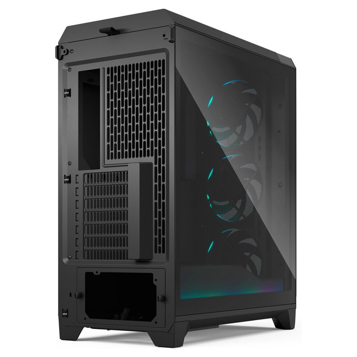 Fractal Design Meshify 3 Mid Tower Chasis Negro ATX/EATX/mATX/ITX con Panel Lateral Templado RGB Pro Ambience Black TG Light Tint, 3 Ventiladores 140mm