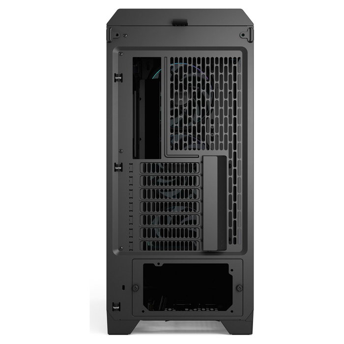 Fractal Design Meshify 3 Mid Tower Chasis Negro ATX/EATX/mATX/ITX con Panel Lateral Templado RGB Pro Ambience Black TG Light Tint, 3 Ventiladores 140mm
