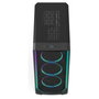 Fractal Design Meshify 3 Mid Tower Chasis Negro ATX/EATX/mATX/ITX con Panel Lateral Templado RGB Pro Ambience Black TG Light Tint, 3 Ventiladores 140mm