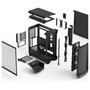 Fractal Design Meshify 3 Mid Tower Chasis Negro ATX/EATX/mATX/ITX con Panel Lateral Templado RGB Pro Ambience Black TG Light Tint, 3 Ventiladores 140mm