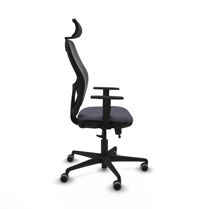PIQUERAS Y CRESPO Silla de oficina Jorquera con mecanismo Sincro/Traslack Gris/Negro PIQUERAS Y CRESPO Silla de oficina Jorquera con mecanismo Sincro/Traslack Gris/Negro