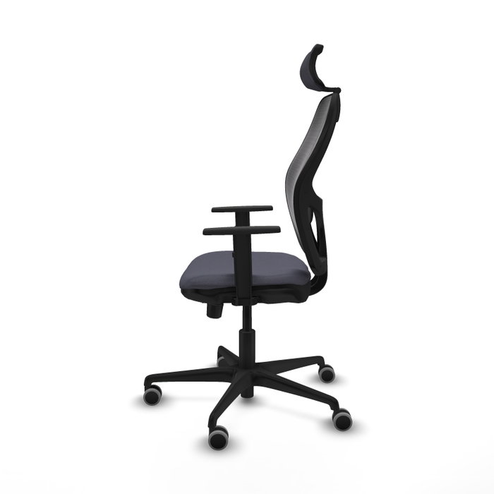 PIQUERAS Y CRESPO Silla de oficina Jorquera con mecanismo Sincro/Traslack Gris/Negro PIQUERAS Y CRESPO Silla de oficina Jorquera con mecanismo Sincro/Traslack Gris/Negro
