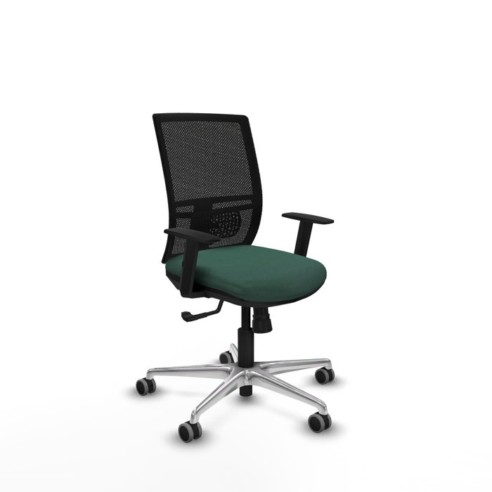 PIQUERAS Y CRESPO Silla de oficina Yunquera con mecanismo Sincro, Verde botella y Negro PIQUERAS Y CRESPO Silla de oficina Yunquera con mecanismo Sincro, Verde botella y Negro