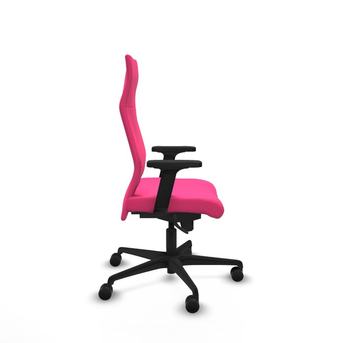 PIQUERAS Y CRESPO Sillón Albacete con Mecanismo Sincro y Similpiel Rosa