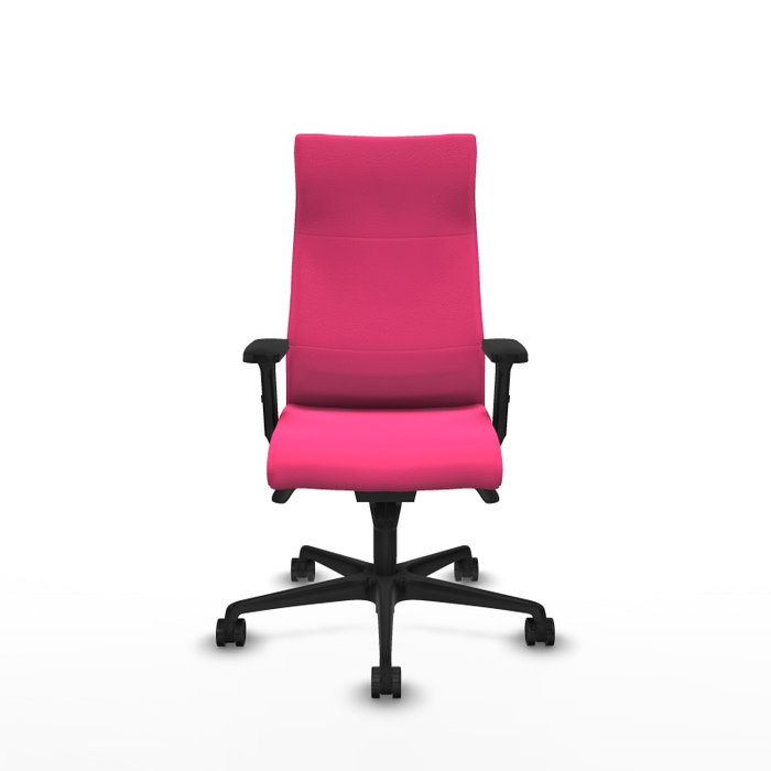 PIQUERAS Y CRESPO Sillón Albacete con Mecanismo Sincro y Similpiel Rosa