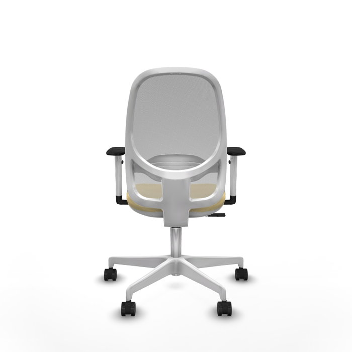 PIQUERAS Y CRESPO Silla de oficina Cilanco con mecanismo Sincro, Crema y Gris PIQUERAS Y CRESPO Silla de oficina Cilanco con mecanismo Sincro, Crema y Gris