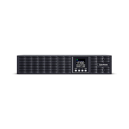 CyberPower OLS1000ERT2UA-B SAI Online Doble Conversión 1 kVA/900 W, Onda Sinusoidal Pura, Rack/Tower 2U, 8 Salidas, LCD