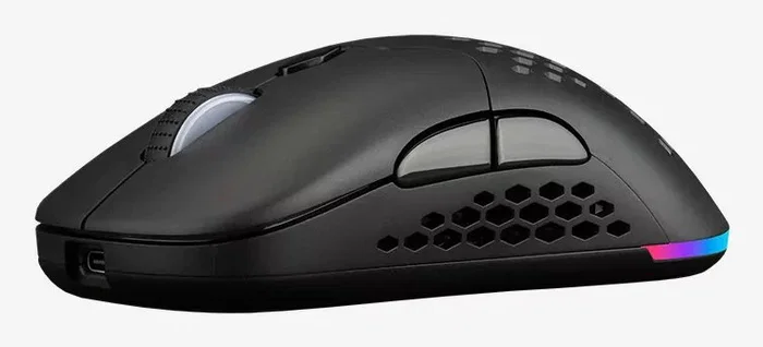 Hiditec GX30 PRO Wireless Ratón Gaming Inalámbrico Triple Conexión 26000 DPI Sensor Pixart 3395 Hot-Swap Switches RGB 77g Batería Recargable 70h para Mano Derecha Negro