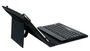 Approx APPIPCK06V2 Funda con Teclado Bluetooth para Tablet 10.5", Folio Negro, Compatible con Windows, Android y Apple