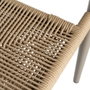 Ixia Silla Apilable de Aluminio y Ratán PE Beige