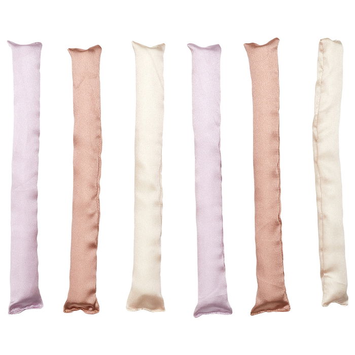 Cosmetic Club Juego de 6 Rulos de Raso Poliéster