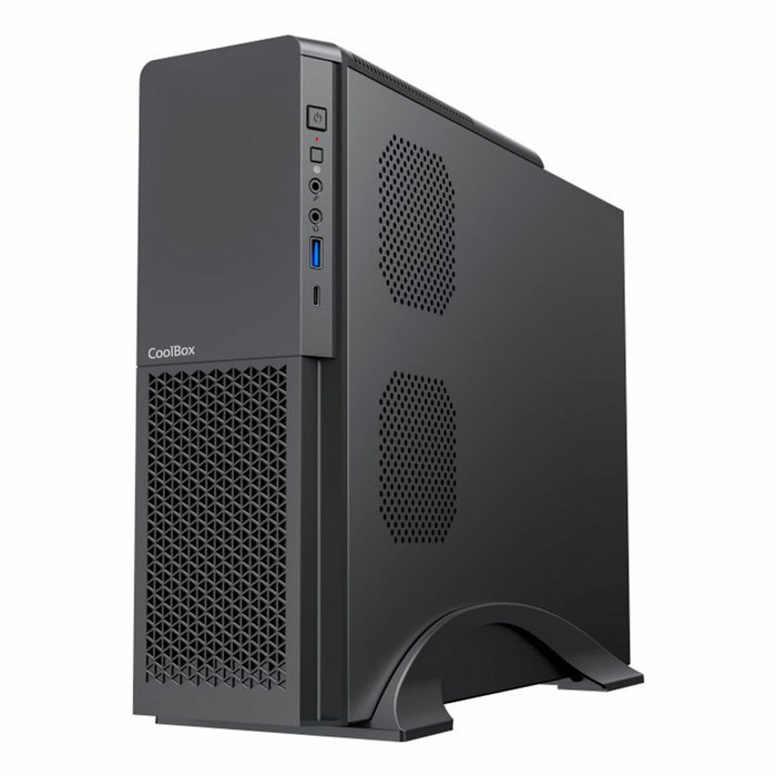 COOLBOX T313-1 Slim Negra con Fuente de 500W