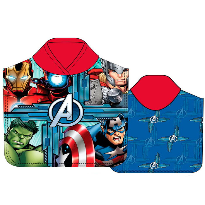 New Import Poncho de playa infantil Avengers 55 x 110 cm