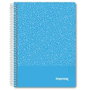 IMPREX Set de 4 Cuadernos de Espiral A5 Tapa PP Azul 80H 90gr 4x4