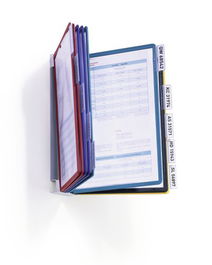 Carpeta Fundas (Tarifario) Vario Wall 10 De Pared Metalico A4 10 F. Sherpa Surtido