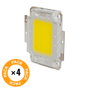 Pack 4 LEDs High Power 50W 5000Lm 6000K COB30