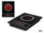 Argon Placa de Cocina Infrarroja Digital 2000W 28x6x36 cm, Cristal, Negro o Rojo (Set de 6)