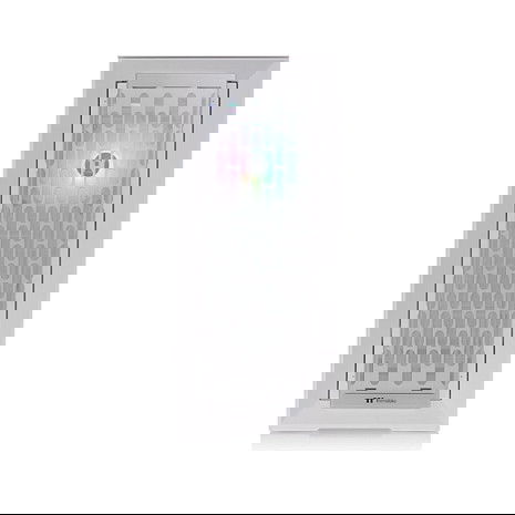 Thermaltake Torre PC CTE T500 TG ARGB Snow White con Panel de Vidrio Templado y Iluminación ARGB