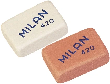MILAN Goma de borrar 420 Miga de pan, Set de 20 unidades
