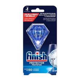 Finish Protector para Lavavajillas - Hasta 50 Lavados para Vasos y Copas Brillantes