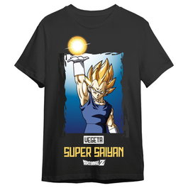 TOEI ANIMATION Camiseta Vegeta Super Saiyan Dragon Ball Z adulto Talla: 2XL