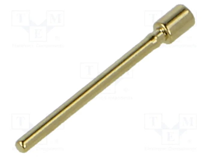 QH INDUSTRIAL Conector Pogo Pin 0,9mm x 14mm Latón con Au QH INDUSTRIAL Conector Pogo Pin 0,9mm x 14mm Latón con Au