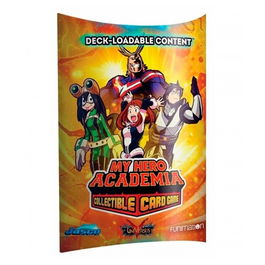 Jasco Games My Hero Academia CCG Wave 1 Juego de Cartas Inglés Deck-Loadable Content 20 Cartas Foil