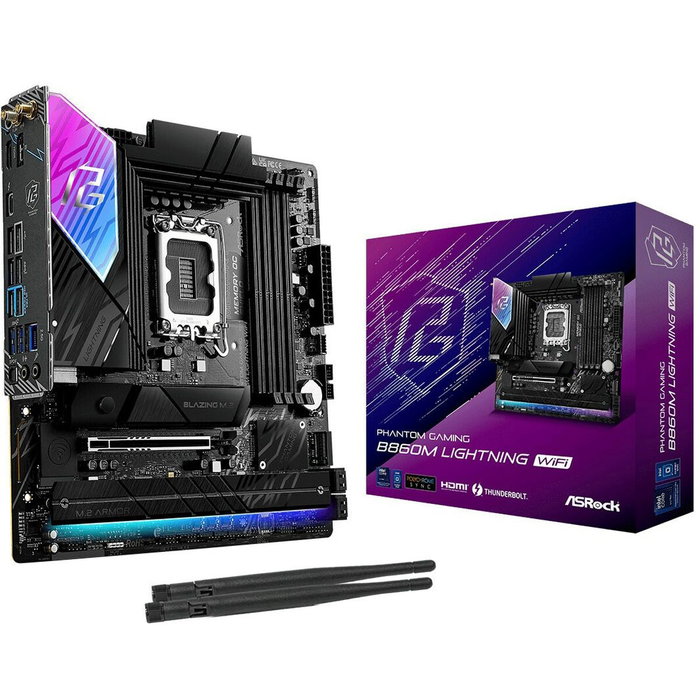 ASRock B860M Lightning WiFi micro ATX DDR5 LGA 1851