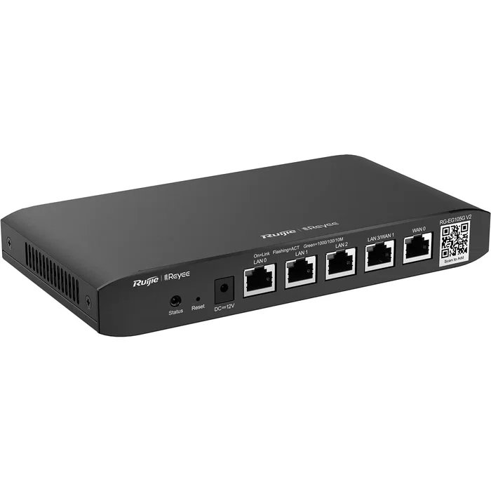 Ruijie Networks RG-EG105G-V2 Router Gigabit Ethernet Negro Ruijie Networks RG-EG105G-V2 Router Gigabit Ethernet Negro