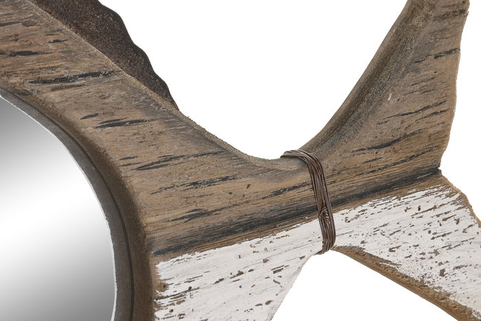 DKD Home Decor Espejo Blanco Natural 68.5 x 3 x 41 cm (2 Unidades) DKD Home Decor Espejo Blanco Natural 68.5 x 3 x 41 cm (2 Unidades)