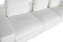 DKD Home Decor Sofá Moderno Blanco 286 x 95.5 x 57 cm Poliester y Pluma Desenfundable