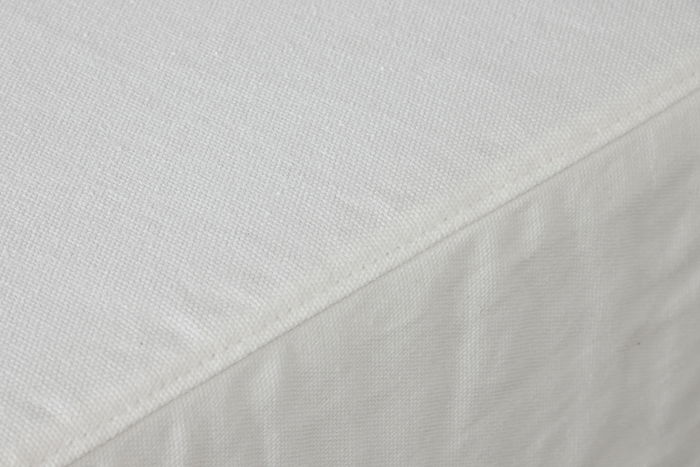 DKD Home Decor Sofá Moderno Blanco 286 x 95.5 x 57 cm Poliester y Pluma Desenfundable