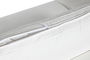 DKD Home Decor Sofá Moderno Blanco 286 x 95.5 x 57 cm Poliester y Pluma Desenfundable