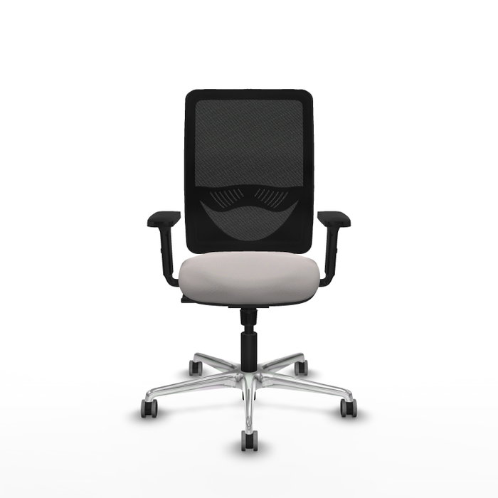 PIQUERAS Y CRESPO Silla de oficina Zulema con mecanismo Sincro, Blanco y Negro PIQUERAS Y CRESPO Silla de oficina Zulema con mecanismo Sincro, Blanco y Negro