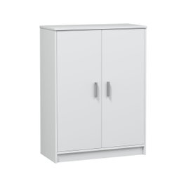 Forés/Arkit Mueble de 2 puertas y 6 estantes Blanco