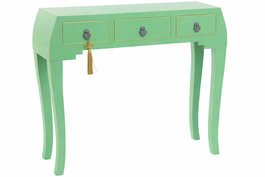 DKD Home Decor Consola Jade Verde Menta
