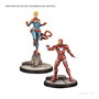 Asmodee Marvel Crisis Protocol - Pack Afiliación Vengadores, con Iron Man, Capitán América, Capitana Marvel y Viuda Negra, Miniaturas para Montar y Pintar
