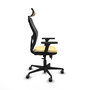 PIQUERAS Y CRESPO Silla de oficina Jorquera Sincro/Traslack Crema y Negro
