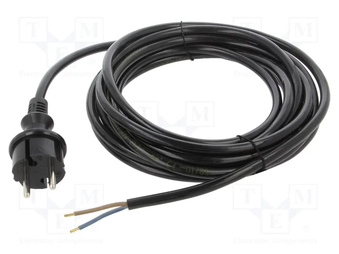 PLASTROL Cable de alimentación H07BQ-F 2x1,5mm2 5m PLASTROL Cable de alimentación H07BQ-F 2x1,5mm2 5m