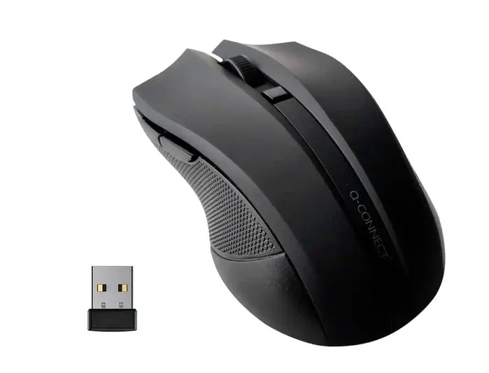 Q-connect Ratón óptico inalámbrico 1000 DPI Negro Q-connect Ratón óptico inalámbrico 1000 DPI Negro