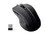 Q-connect Ratón óptico inalámbrico 1000 DPI Negro