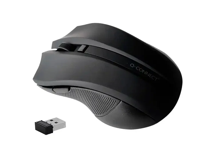 Q-connect Ratón óptico inalámbrico 1000 DPI Negro Q-connect Ratón óptico inalámbrico 1000 DPI Negro