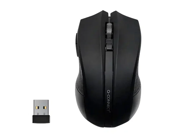 Q-connect Ratón óptico inalámbrico 1000 DPI Negro Q-connect Ratón óptico inalámbrico 1000 DPI Negro