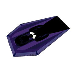 Sd toys Felpudo Ataúd Wednesday 60x40 cm Fibra de Coco Gótico