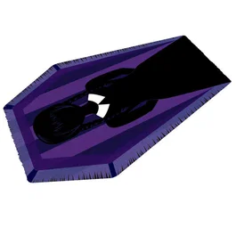 Sd toys Felpudo Alfombra Wednesday Addams Dark Side, Tamaño 60x40 cm, Referencia 8435450259685