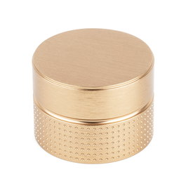 VIEFE Pomo de mueble cilíndrico de aluminio y latón de 40 mm