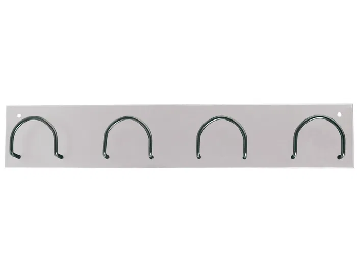 Sie Perchero 611 de Pared Metálico con 4 Colgadores, Blanco, 55x10x5 cm Sie Perchero 611 de Pared Metálico con 4 Colgadores, Blanco, 55x10x5 cm