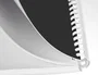 Q-connect Canutillo redondo 25 mm plástico blanco capacidad 225 hojas caja de 50 unidades