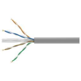 EQUIP 404535 Cable de Red Cat6 U/UTP LSZH Gris 305m, Certificación Dca